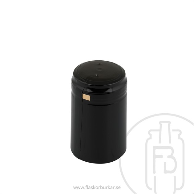 Krymphätta svart blank 30,5x60 mm